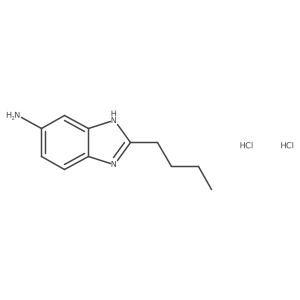 2-butyl-1H-1,3-benzodiazol-5-amine dihydrochloride Structure