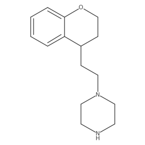 1-[2-(3,4-Dihydro-2H-1-benzopyran-4-yl)ethyl]piperazine Structure