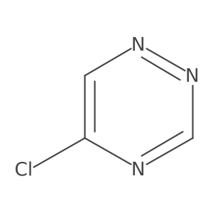 5-Chloro-1,2,4-triazine Structure