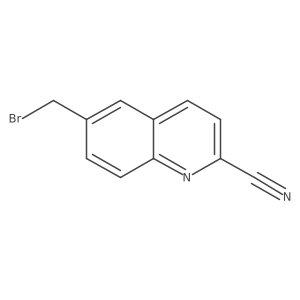 6-(Bromomethyl)quinoline-2-carbonitrile Structure
