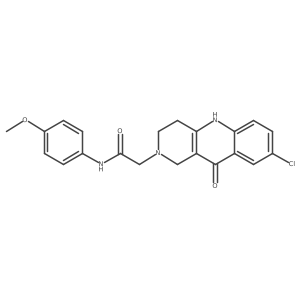 2-(8-chloro-10-oxo-3,4-dihydrobenzo[b][1,6]naphthyridin-2(1H,5H,10H)-yl)-N-(4-methoxyphenyl)acetamide Structure