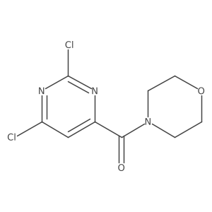 4-(2,6-Dichloropyrimidine-4-carbonyl)morpholine Structure