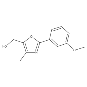 2-(3-Methoxyphenyl)-4-methyl-5-oxazolemethanol结构式