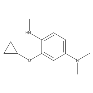 2-Cyclopropoxy-N1,N4,N4-trimethylbenzene-1,4-diamine结构式