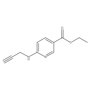 Ethyl 6-[(prop-2-yn-1-yl)amino]pyridine-3-carboxylate Structure