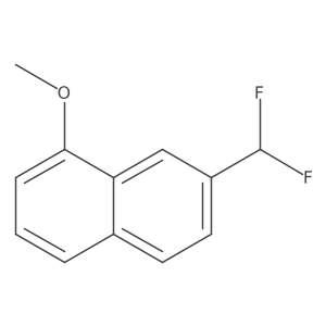 2-(Difluoromethyl)-8-methoxynaphthalene Structure