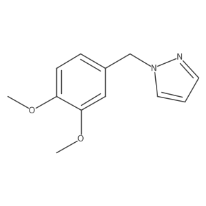 1-[(3,4-dimethoxyphenyl)methyl]-1H-pyrazole结构式