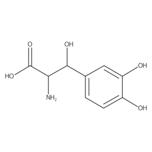 L-threo-Droxidopa-13C2,15N结构式