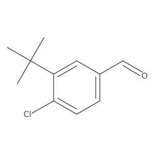 3-(tert-Butyl)-4-chlorobenzaldehyde Structure