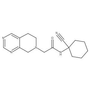 N-(1-cyanocyclohexyl)-2-{5H,6H,7H,8H-pyrido[3,4-d]pyrimidin-7-yl}acetamide Structure
