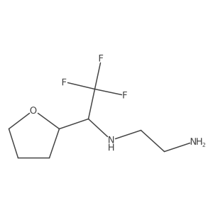 (2-Aminoethyl)[2,2,2-trifluoro-1-(oxolan-2-yl)ethyl]amine Structure