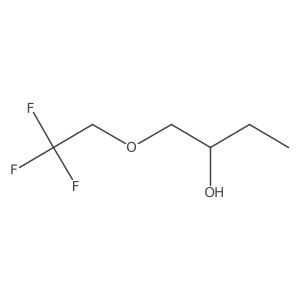1-(2,2,2-Trifluoroethoxy)butan-2-ol结构式