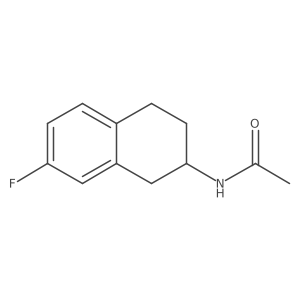 N-(7-fluoro-1,2,3,4-tetrahydronaphthalen-2-yl)acetamide结构式