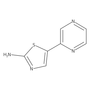 5-(Pyrazin-2-yl)-1,3-thiazol-2-amine Structure