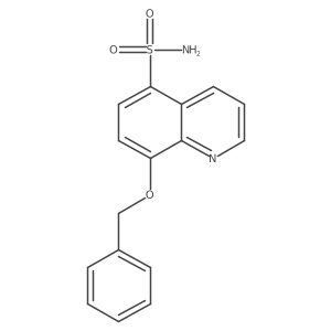 8-(Benzyloxy)quinoline-5-sulfonamide Structure