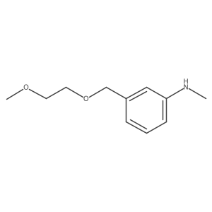 3-[(2-methoxyethoxy)methyl]-N-methylaniline结构式