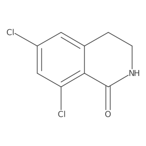 6,8-Dichloro-3,4-dihydroisoquinolin-1(2H)-one Structure