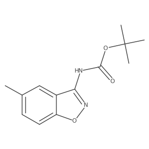 tert-Butyl (5-methylbenzo[d]isoxazol-3-yl)carbamate Structure