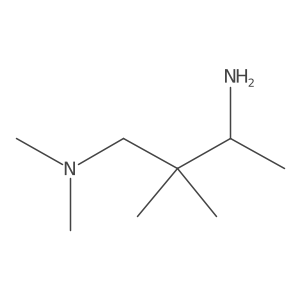 (3-Amino-2,2-dimethylbutyl)dimethylamine Structure