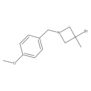 3-Bromo-1-(4-methoxybenzyl)-3-methylazetidine结构式