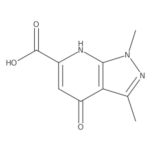 1,3-dimethyl-4-oxo-1H,4H,7H-pyrazolo[3,4-b]pyridine-6-carboxylic acid Structure