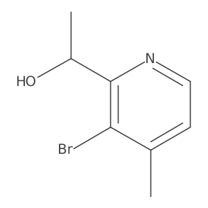 1-(3-Bromo-4-methylpyridin-2-yl)ethanol结构式