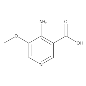 4-Amino-5-methoxynicotinic acid结构式