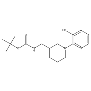 Tert-butyl ((1-(3-hydroxypyridin-2-yl)piperidin-3-yl)methyl)carbamate Structure