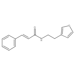 N-(2-(furan-3-yl)ethyl)cinnamamide Structure