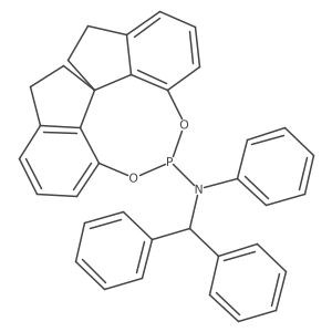 (11AS)-N-benzhydryl-N-phenyl-4,5,6,7-tetrahydrodiindeno[7,1-de:1',7'-fg][1,3,2]dioxaphosphocin-12-amine结构式