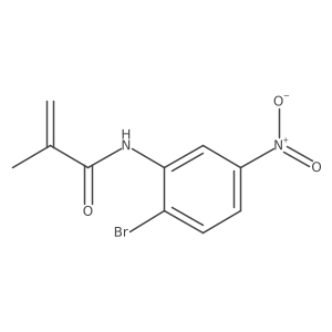 N-(2-bromo-5-nitrophenyl)methacrylamide Structure
