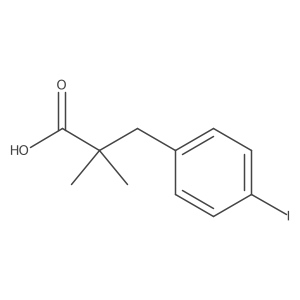 3-(4-Iodophenyl)-2,2-dimethylpropanoic acid结构式