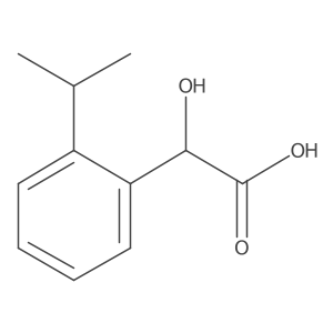 2-Hydroxy-2-[2-(propan-2-yl)phenyl]acetic acid Structure