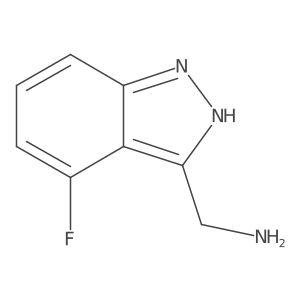 (4-fluoro-1H-indazol-3-yl)methanamine Structure