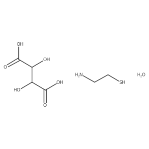 Cysteamine bitartrate monohydrate Structure