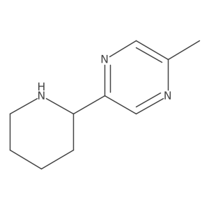 2-Methyl-5-(piperidin-2-yl)pyrazine Structure