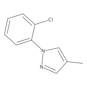 1H-Pyrazole, 1-(2-chlorophenyl)-4-methyl- Structure