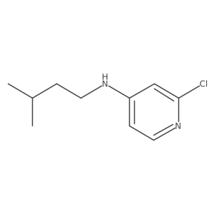 2-chloro-N-(3-methylbutyl)pyridin-4-amine Structure