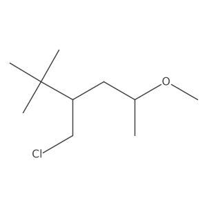 3-(Chloromethyl)-5-methoxy-2,2-dimethylhexane结构式