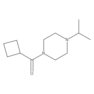 1-Cyclobutanecarbonyl-4-(propan-2-yl)piperazine结构式