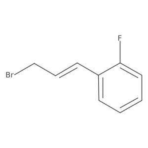 1-[(1E)-3-bromoprop-1-en-1-yl]-2-fluorobenzene Structure