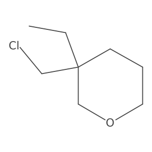 3-(Chloromethyl)-3-ethyloxane Structure