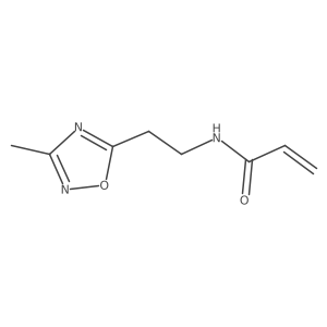 N-[2-(3-Methyl-1,2,4-oxadiazol-5-yl)ethyl]prop-2-enamide Structure