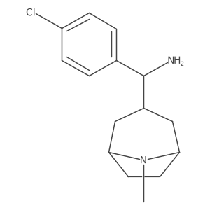 (4-Chlorophenyl)({8-methyl-8-azabicyclo[3.2.1]octan-3-yl})methanamine Structure