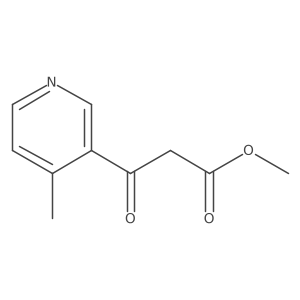 Methyl 3-(4-methylpyridin-3-yl)-3-oxopropanoate Structure