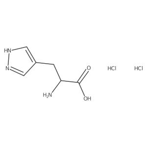 2-Amino-3-(1H-pyrazol-4-yl)propanoic acid dihydrochloride Structure
