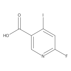 6-Fluoro-4-iodonicotinic acid Structure