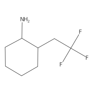(1s,2s)-2-(2,2,2-Trifluoroethyl)cyclohexan-1-amine结构式