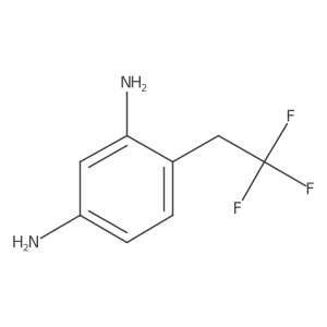 4-(2,2,2-Trifluoroethyl)benzene-1,3-diamine结构式