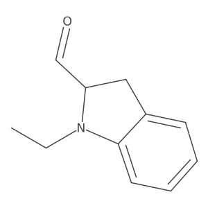 1-Ethylindoline-2-carbaldehyde结构式